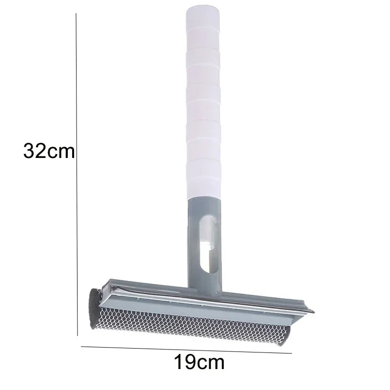 Three in one window cleaning brush glass wiper