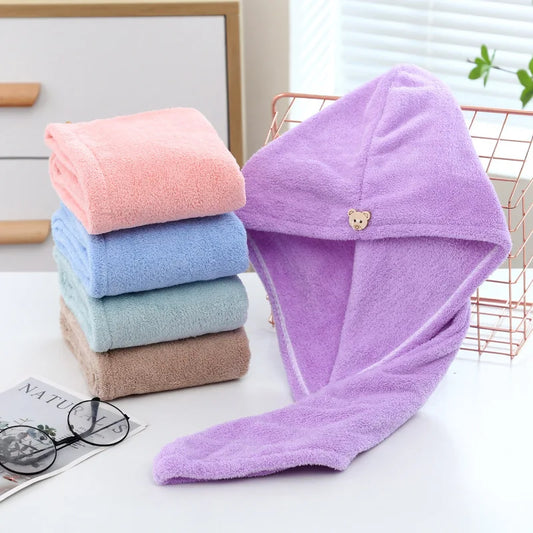 Dry Hair Cap Sports Towel Fiber Super Fine Adult Bath Towel