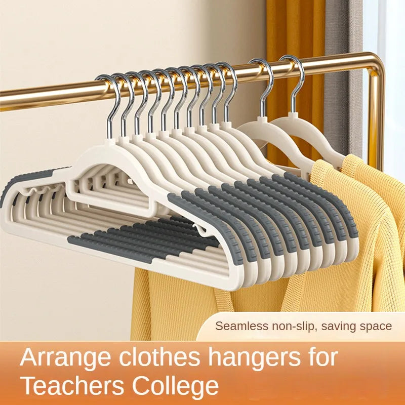 10PCS Anti Slip Hanger Household Clothes Hanger
