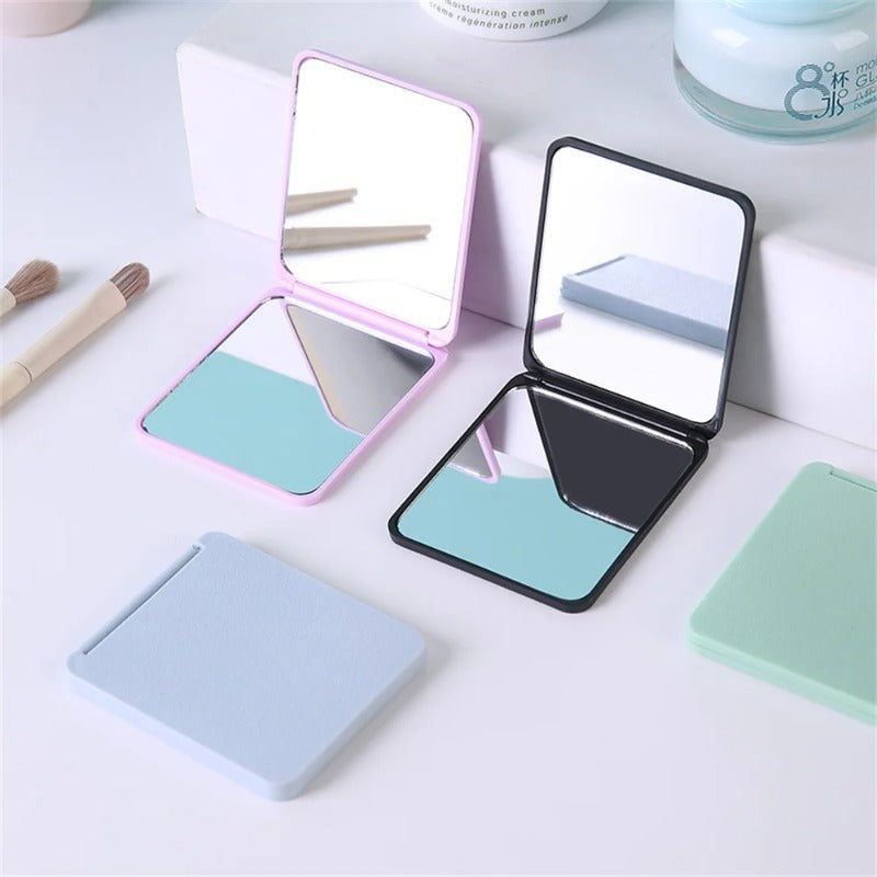 Mirror Foldable Makeup Mirror Portable Double-Sided Mirror