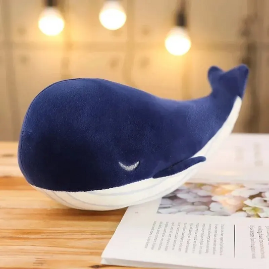 25cm Cartoon Soft Little Blue Whale Plush Toys