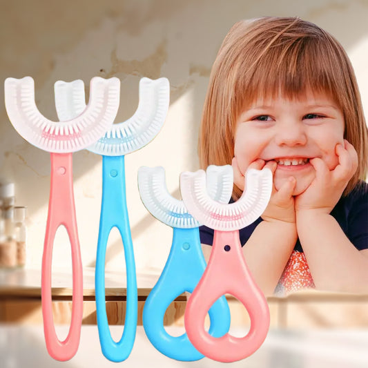 Baby Toothbrush Children 360 Degree U-shaped