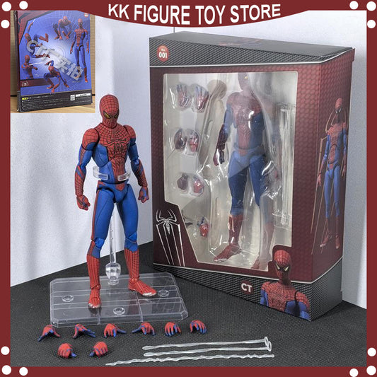 Spiderman Mafex 001 Peter Parker Andrew Garfield Figure