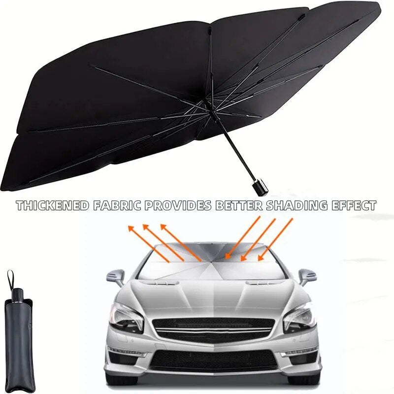 Car Front Windshield Sunshade Umbrella Summer Sun Protection