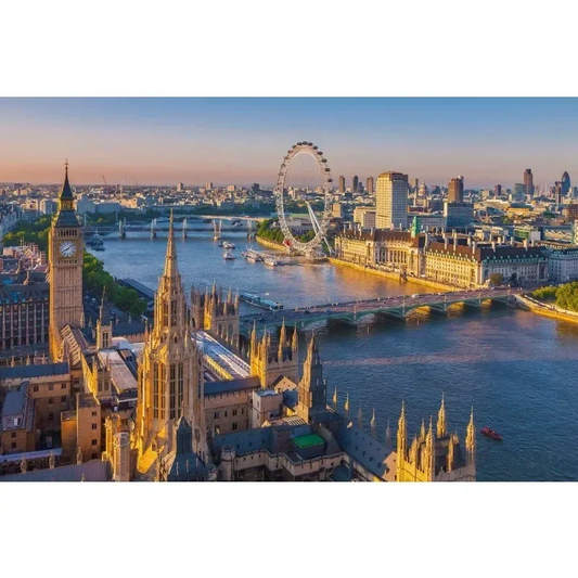 75*50cm Adult 1000Pcs Jigsaw Puzzle London View Stress Relief Entertainment Toys Paper Puzzles