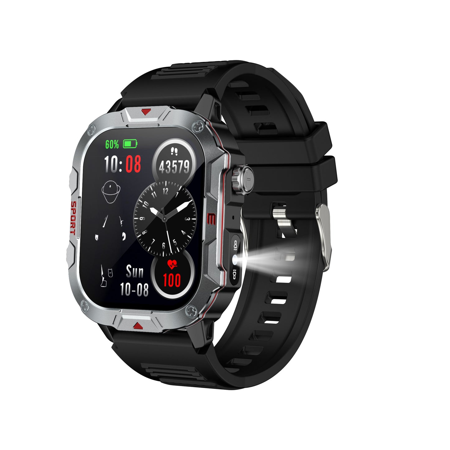 Men's Smartwatch with Triple Protection, Outdoor Bluetooth Communication