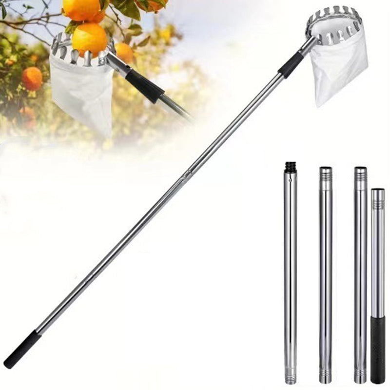 Stainless Steel Splicing Rod Fruit Picker