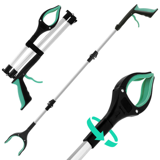 Foldable Gripper Extender Garbage Picker Gripper with 360 °