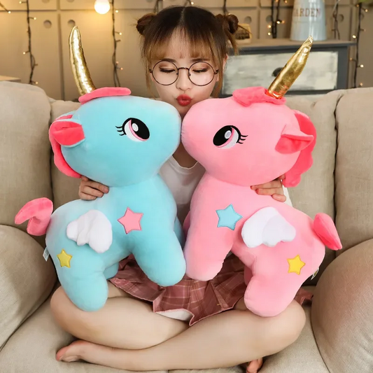 20CM Soft Unicorn Plush Toy Baby Kids Appease Sleeping Pillow Doll Animal Stuffed Plush Toy Birthday Gifts