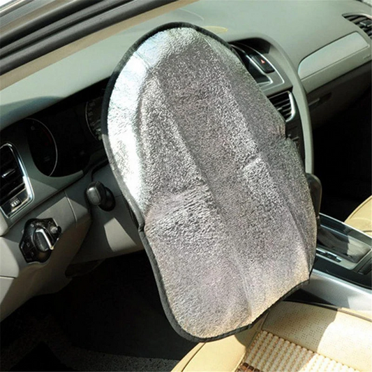 Thicken Car Steering Wheel Cover Sun Shade
