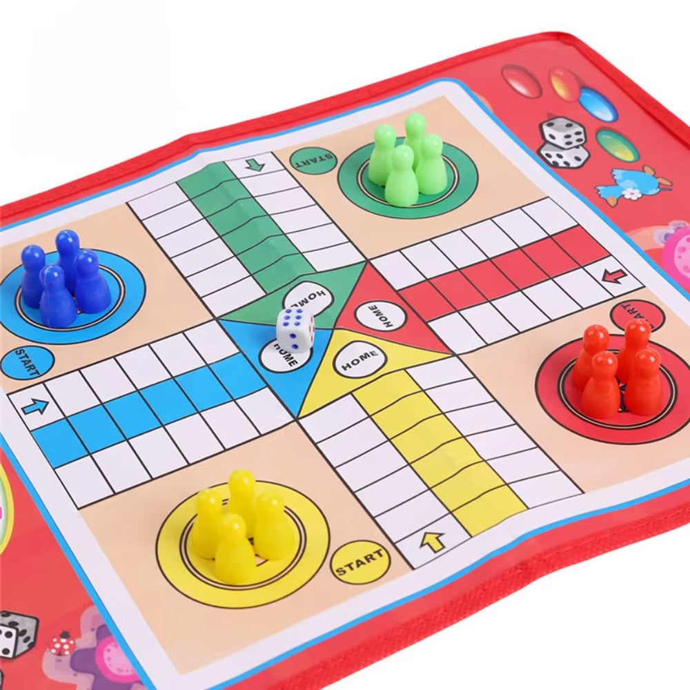Kids Classic Flight Chess Game Ludo