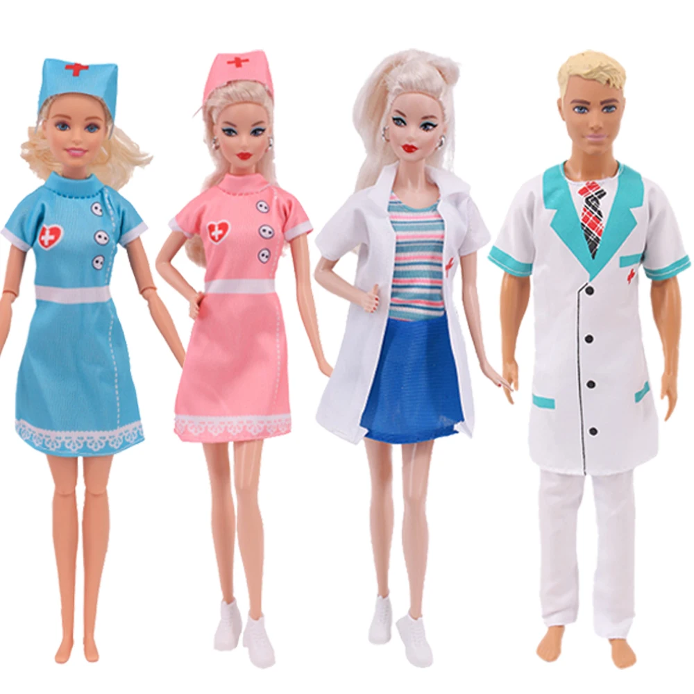 Doctor Nurse Clothing Set And Doll Accessories