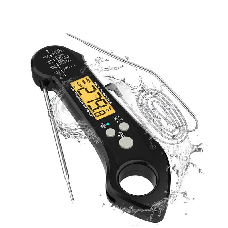 Probe Foldable Digital Thermometer for Cooking BBQ