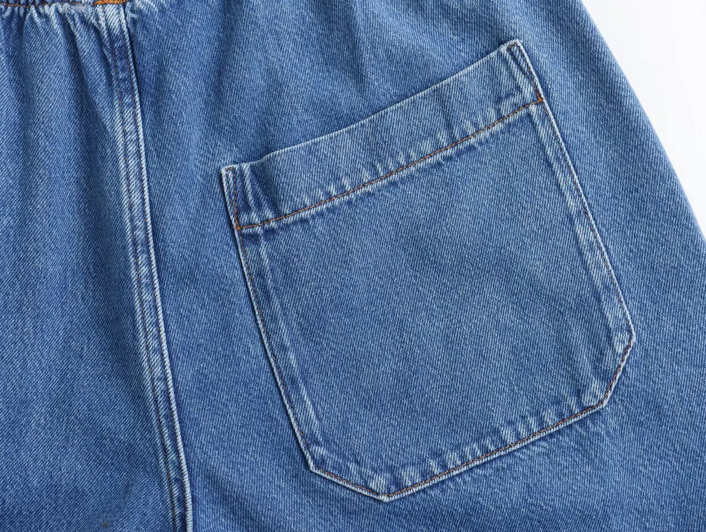 2025 Womens Denim Set with Collared