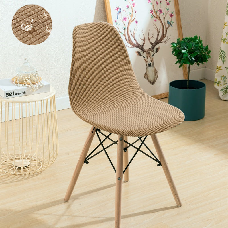 Waterproof Shell Chair Cover Short Back Scandinavian Chair Covers