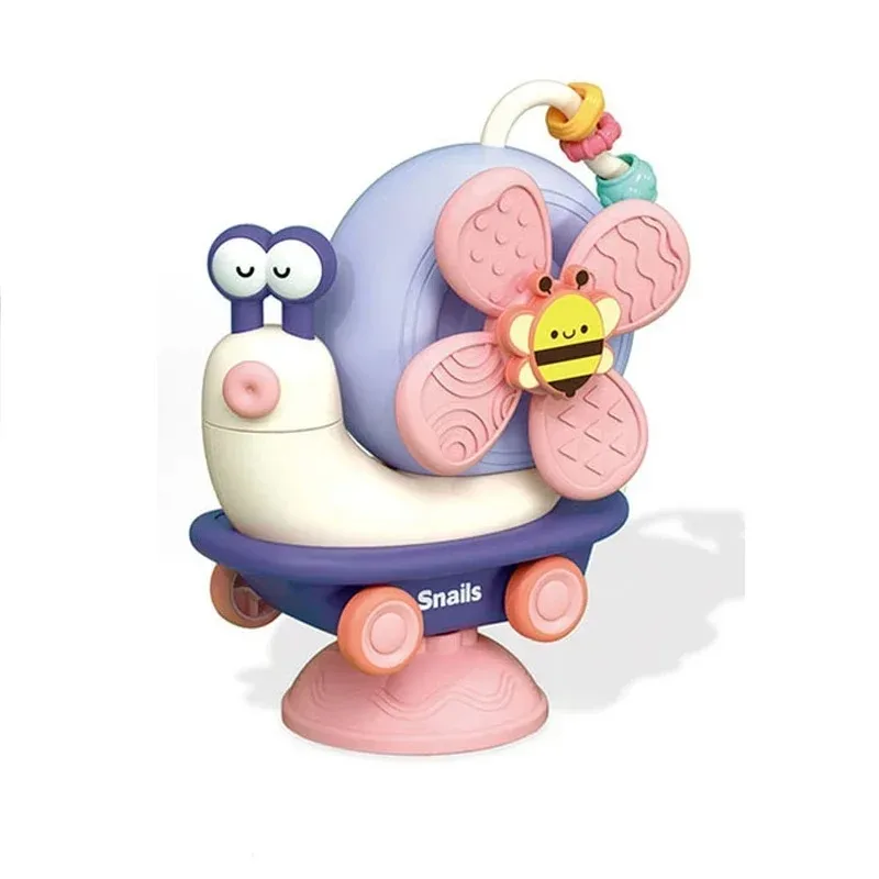 High Chair Toys Baby Rattles Snail Windmill Shape Toddler