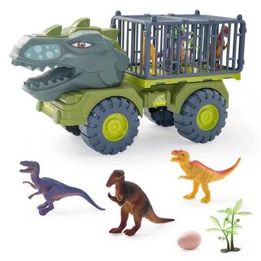 Dinosaur Truck Transport Carrier Vehicle Dino