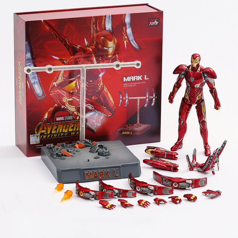 ZD Original Iron Man 1/10 MK50 Magnetic Attraction Light LED Float