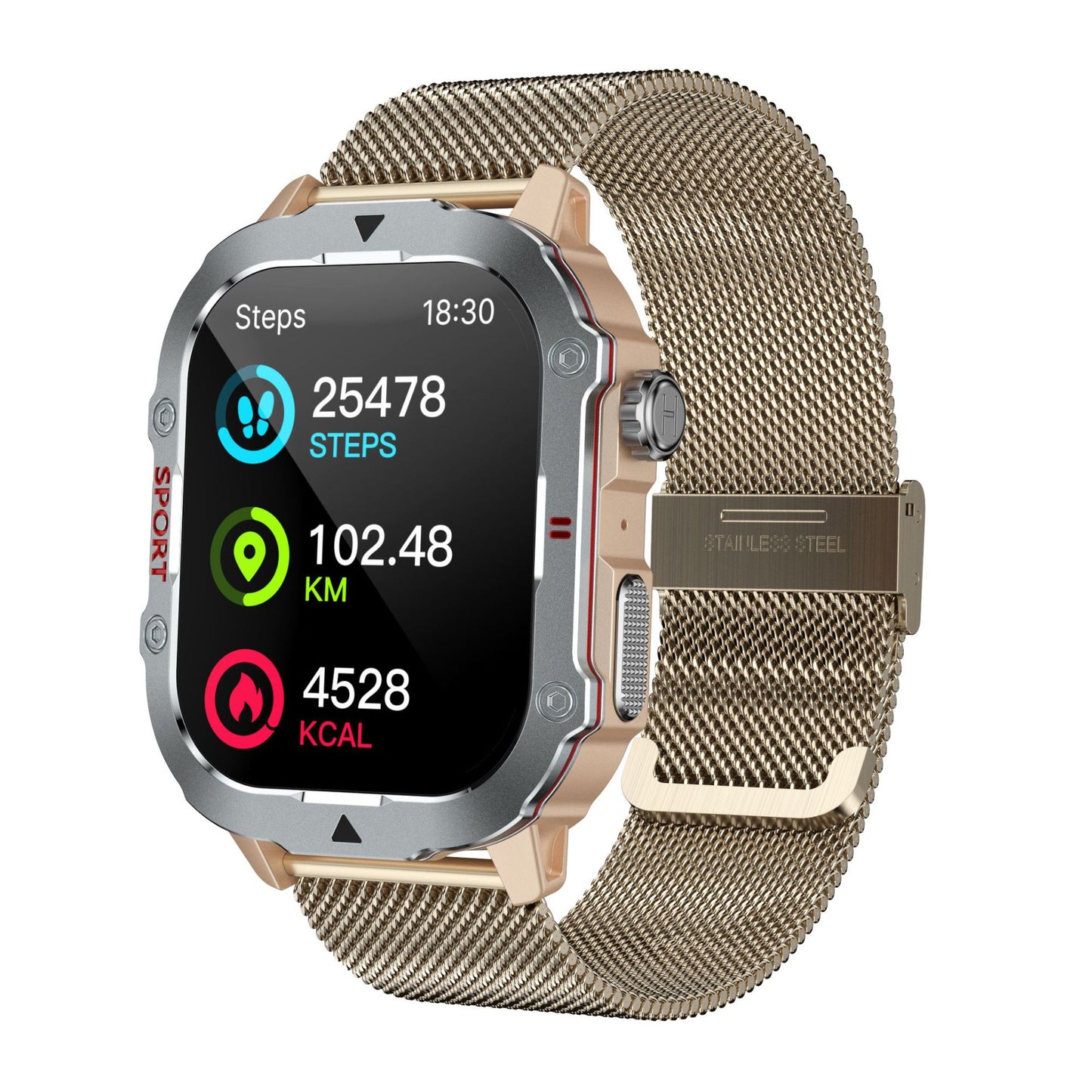 Men's Smartwatch with Triple Protection, Outdoor Bluetooth Communication
