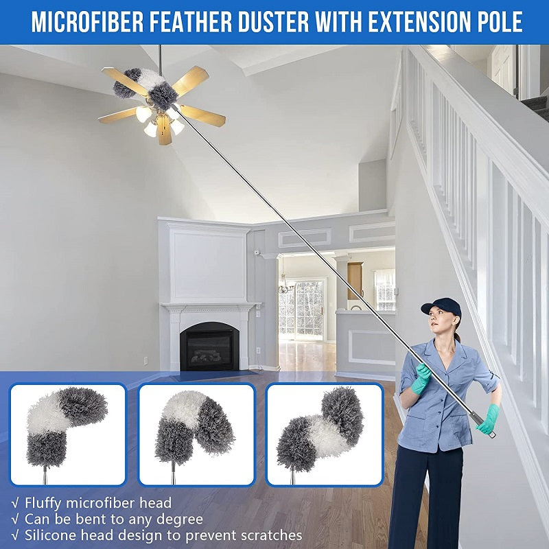 Duster Brush Microfiber Duster Extendable