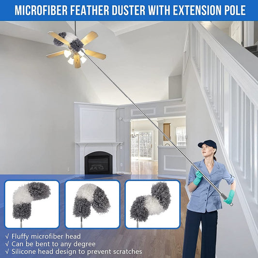 Duster Brush Microfiber Duster Extendable