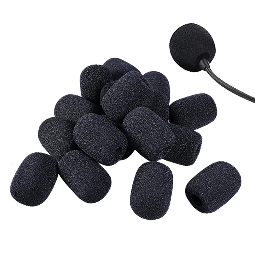 10Pcs Foam Mini Microphone Covers Mic Protector
