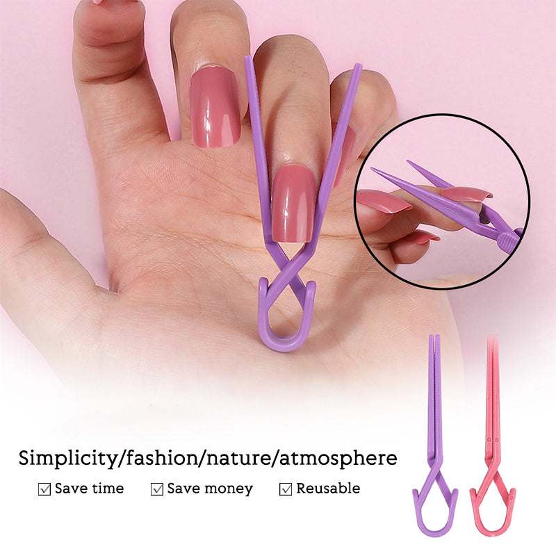 10Pcs Nail Clip Set Oil Polish Spill Proof Mixed Color
