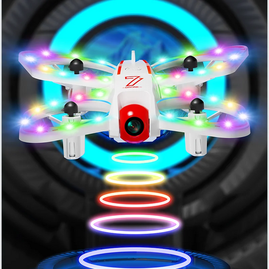 cz07 H21 Mini Drone with Rotating Colorful Lights 4K Camera