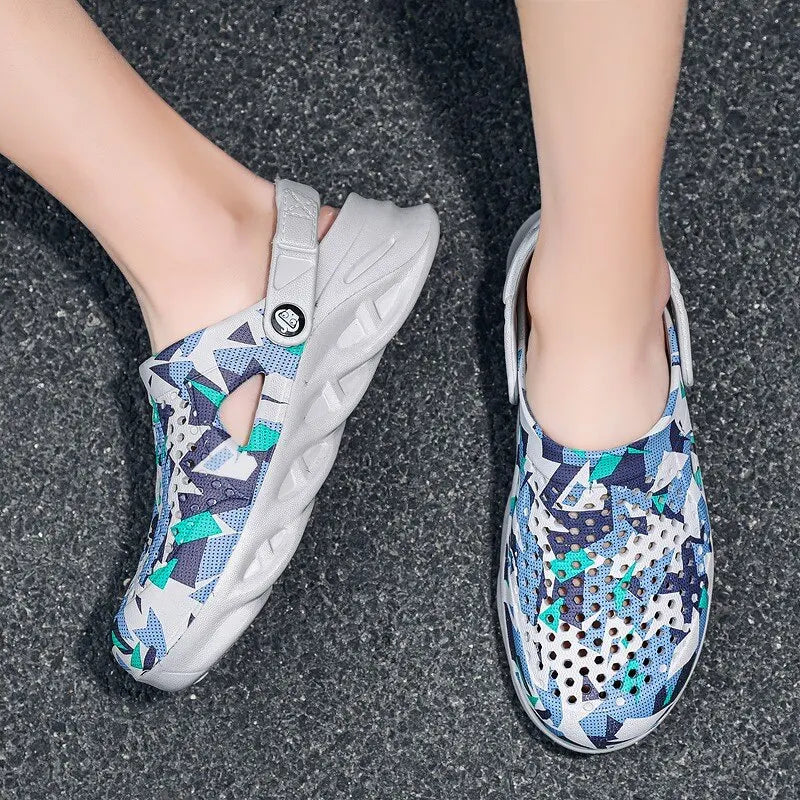 Unisex Summer Slippers Men Clogs Platform