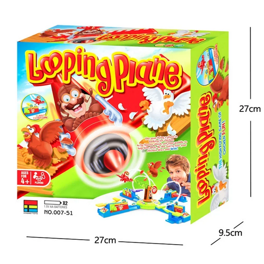 Looping Louie Spinning Plane Chicken Stealing Game Parent Child Interaction