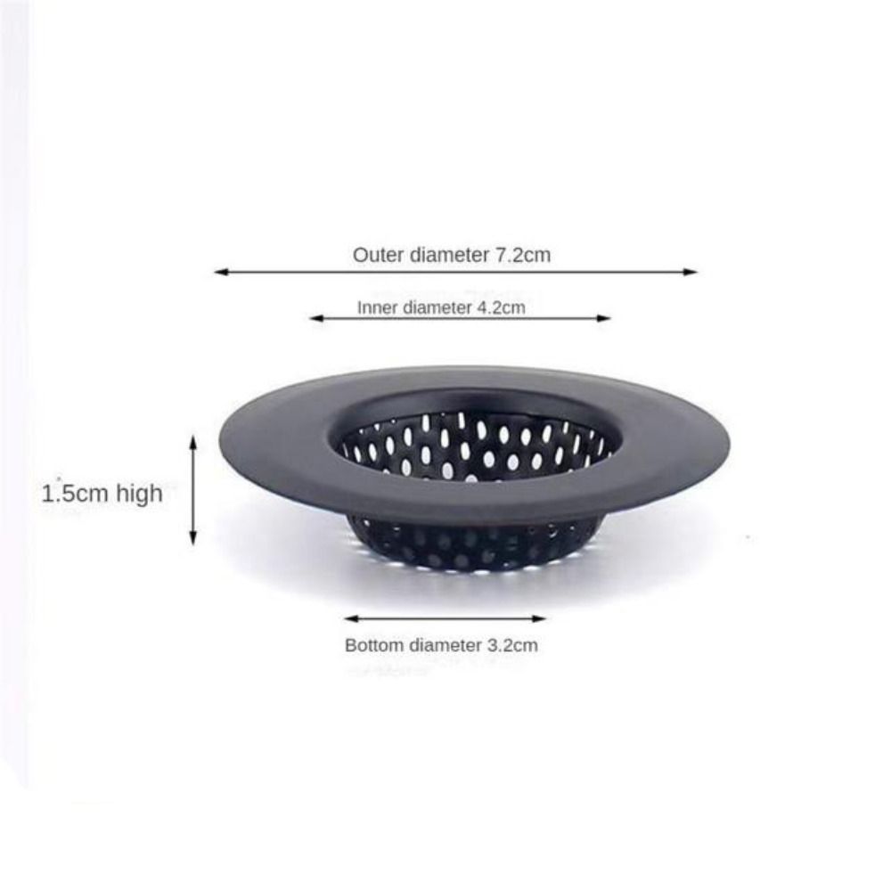 Stainless Steel Sink Strainer Black Anti Clog Mesh Trap