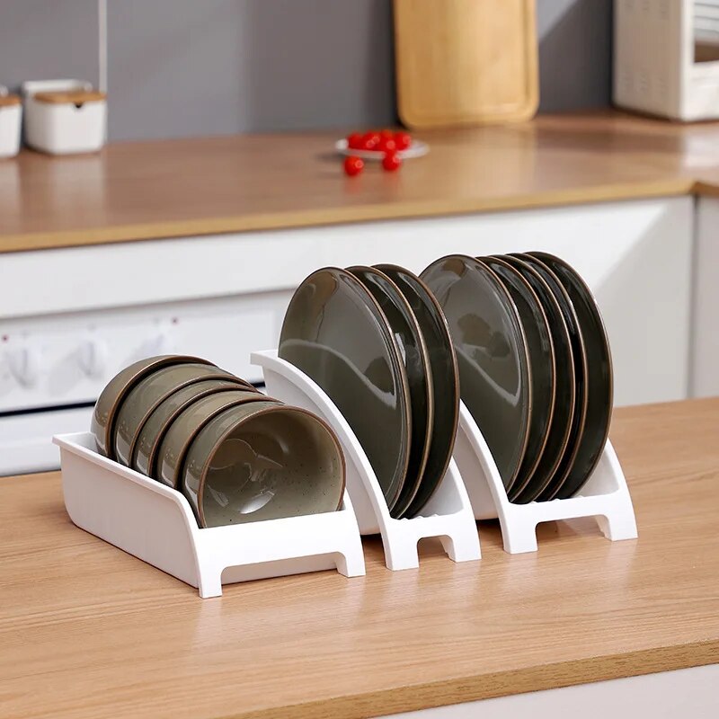 Recommended Minimalist Home Bowl Storage Box with Built-in Tableware, Bowl and Tray Rack