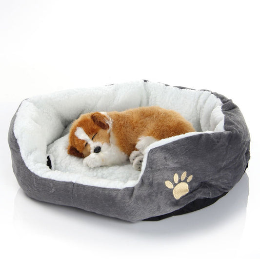 Dog Bed Cat Bed Pet Beds with Thickened PP Cotton Dog Cave Bed