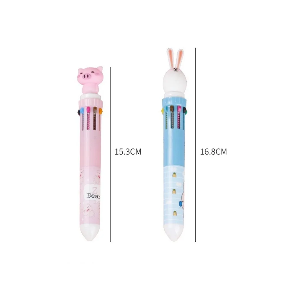 10 Pcs10 Color Cartoon Pen Kids Gifts