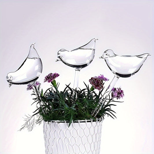 5 Packs Bird-Shaped Self-Watering Globes Perfect For Automatic Flower Watering