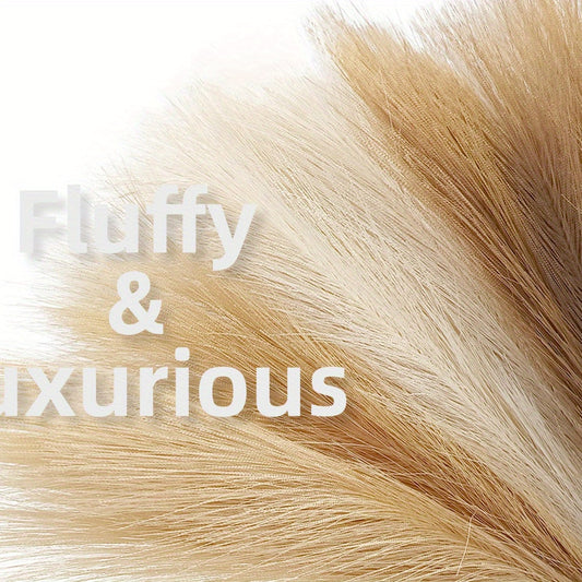 6PCS Artificial Pampas Grass Decor Flowers Fake Plant