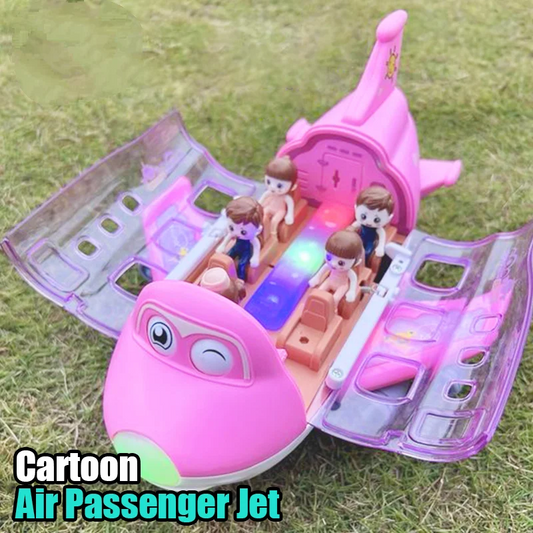 Kids Toys Electric Plane Aircraft Toys Car Airplane Model Music Simulation boy