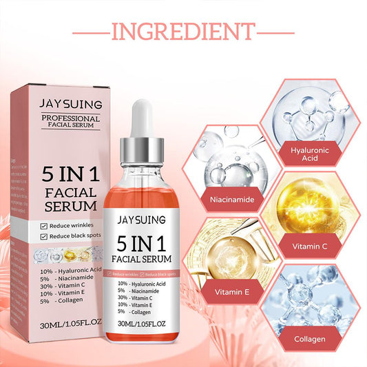 5 In 1 Fade fine lines Firming Face Serum Moisturizing