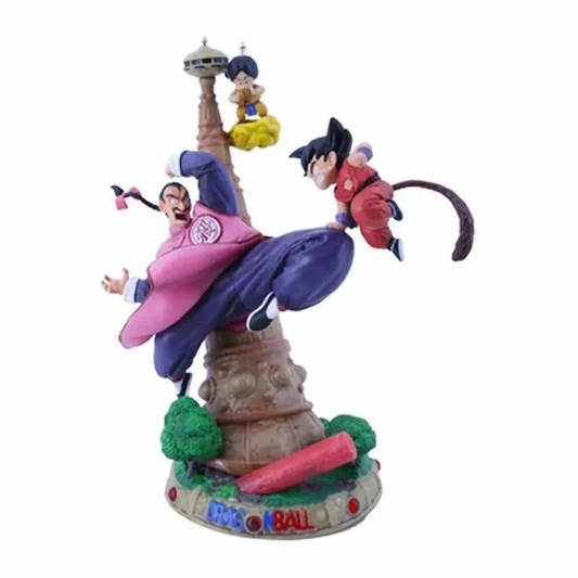 28cm Dragon Ball Goku Childhood Vs Tao Pai Pai Anime Figure