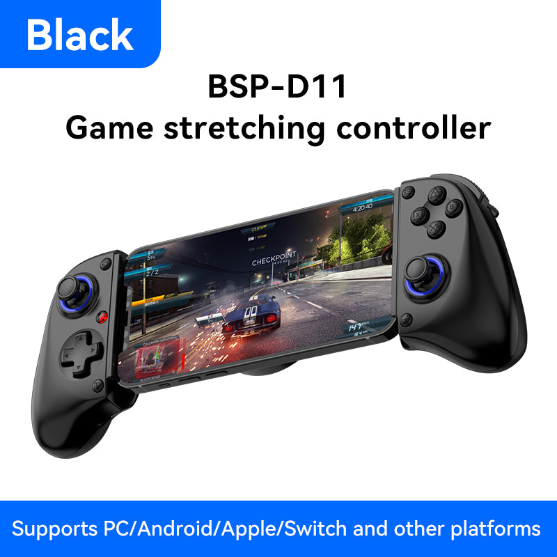 Game Controller RGB Light Mobile Phone Gamepad with Turbo