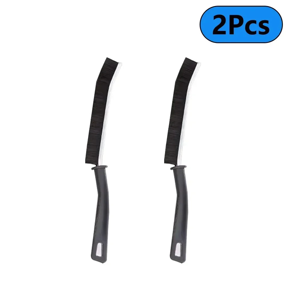 Cleaning Brush Hard-Bristled Crevice Cleaning Brush for Stiff Angled Bristles