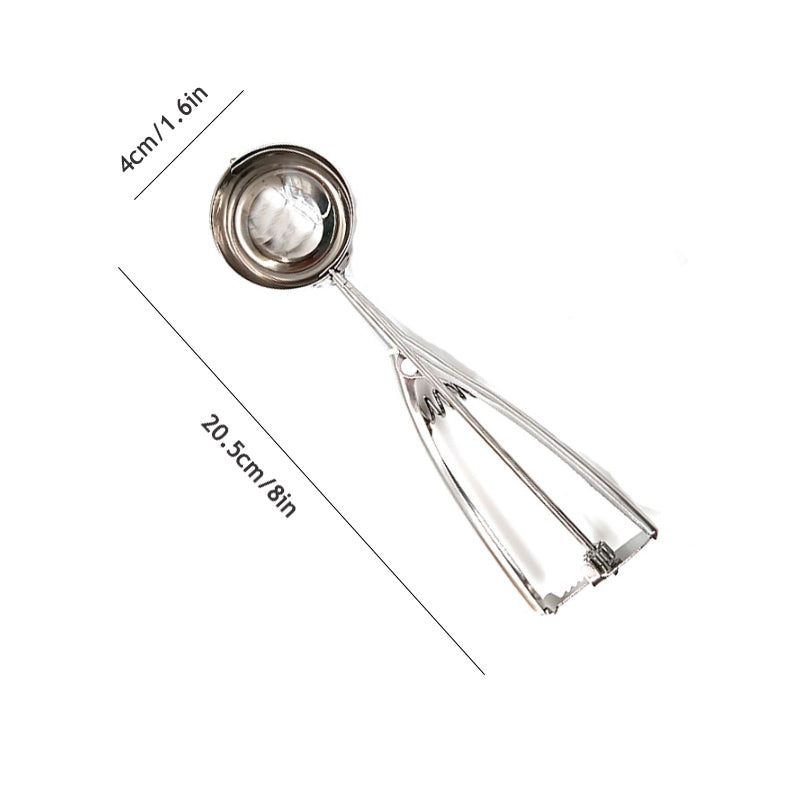 Ice Cream Scoop Stainless Steel Digger Non-Stick Spoon