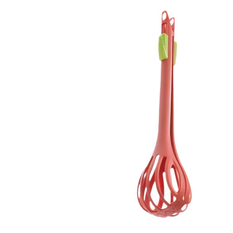 Multifunctional Egg Beater Egg Milk Whisk Pasta Tongs
