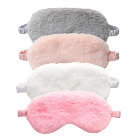 Sleeping Mask Sleeping Blindfold Soft Plush Eye Masks