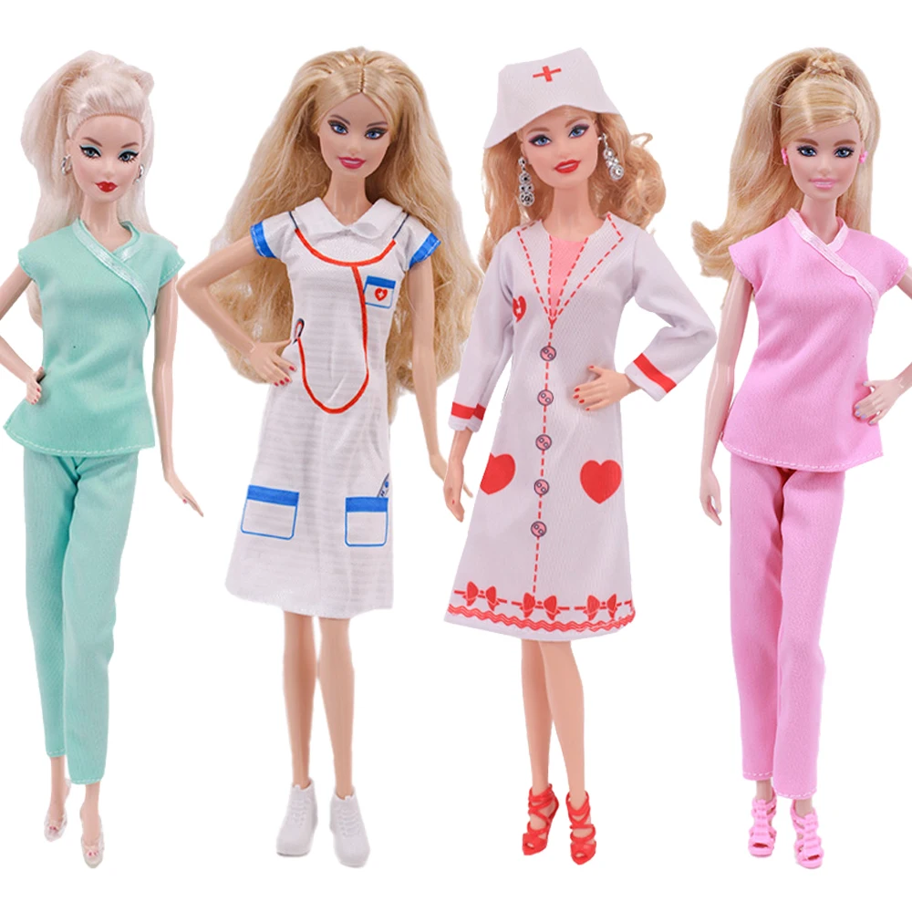 Doctor Nurse Clothing Set And Doll Accessories