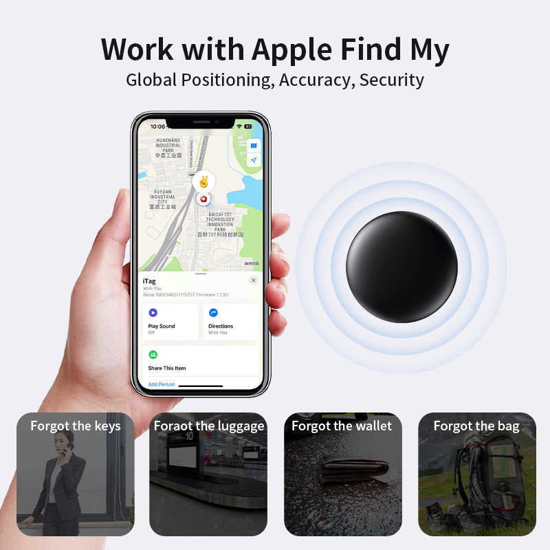 Security Bluetooth GPS Tag Based on Apple Find My app