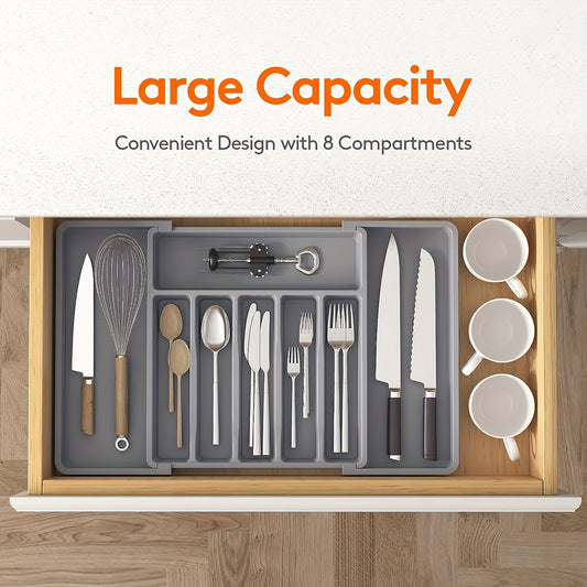 Upgradation Adjustable Flatware Tableware Organizer