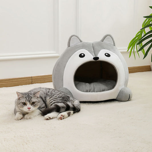 Very Soft Cat Bed Pet Basket Cat House Sofa Small Dog Lounger