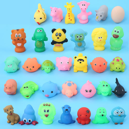 10 Pcs/Set Baby Cute Animals Bath Toy Swimming