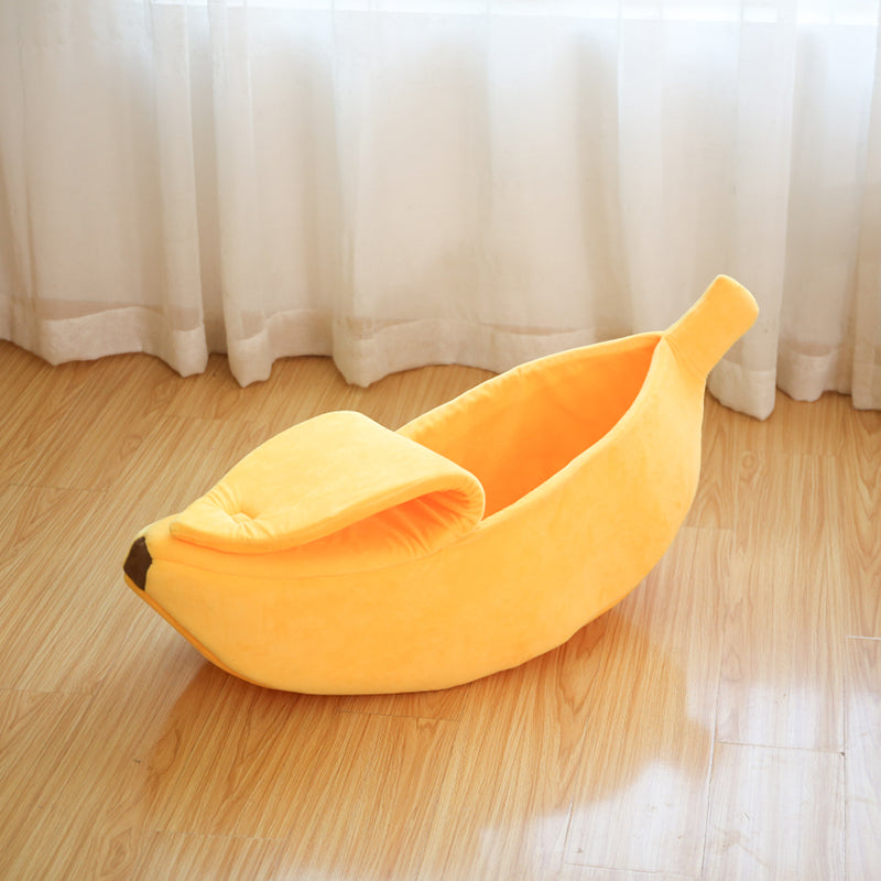 Banana Shaped Pet Bedding Comfortable Cat Nest
